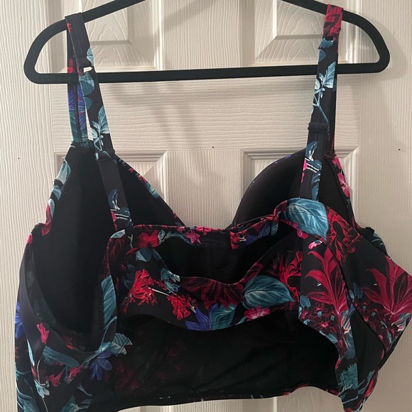 NWT 6X Torrid Floral Women's Underwire Bikini Top - Picture 2 of 13